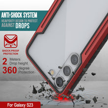 Charger l&#39;image dans la galerie, Coque Punkcase S23 Armor Stealth, protection militaire de grade supérieur, revêtement multicouche [Rouge]
