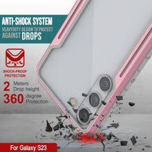 Charger l&#39;image dans la galerie, Punkcase Coque de protection Stealth Armor S23 de qualité militaire, avec plusieurs canapés [Rose doré]
