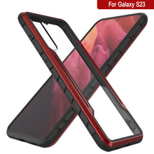 Charger l&#39;image dans la galerie, Coque Punkcase S23 Armor Stealth, protection militaire de grade supérieur, revêtement multicouche [Rouge]
