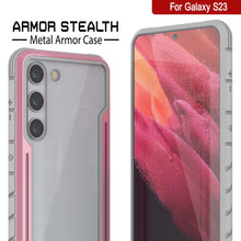 Charger l&#39;image dans la galerie, Punkcase Coque de protection Stealth Armor S23 de qualité militaire, avec plusieurs canapés [Rose doré]
