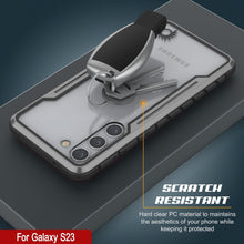 Charger l&#39;image dans la galerie, Étui de protection militaire multicouche Punkcase S23 Armor Stealth [Gris-Noir]

