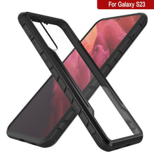 Charger l&#39;image dans la galerie, Punkcase S23 Coque Stealth d&#39;Armure Etui de Protection de qualité militaire à couches multiples [Noir]
