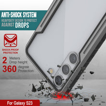 Charger l&#39;image dans la galerie, Étui de protection militaire multicouche Punkcase S23 Armor Stealth [Gris-Noir]
