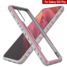 Charger l'image dans la galerie, Punkcase S23+ Plus Étui Armure Stealth, Couvercle de Protection de Qualité Militaire à Plusieurs Couches [Or Rose]
