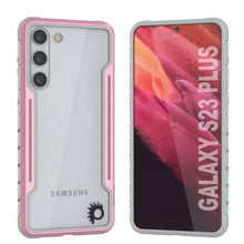 Charger l'image dans la galerie, Punkcase S23+ Plus Étui Armure Stealth, Couvercle de Protection de Qualité Militaire à Plusieurs Couches [Or Rose]
