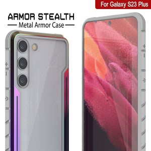 Coque de protection militaire en couches multiples Punkcase S23+ Plus Armor Stealth [Arc-en-ciel]