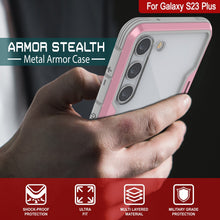 Charger l'image dans la galerie, Punkcase S23+ Plus Étui Armure Stealth, Couvercle de Protection de Qualité Militaire à Plusieurs Couches [Or Rose]
