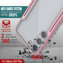 Charger l'image dans la galerie, Punkcase S23+ Plus Étui Armure Stealth, Couvercle de Protection de Qualité Militaire à Plusieurs Couches [Or Rose]
