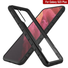Charger l'image dans la galerie, Punkcase S23+ Plus Étui de protection Stealth Armor Coque militaire de qualité supérieure à multi-couches [Noir]
