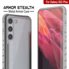 Load image into Gallery viewer, Coque de protection Punkcase S23+ Plus Armor Stealth, militaire de qualité supérieure, à plusieurs couches [gris]
