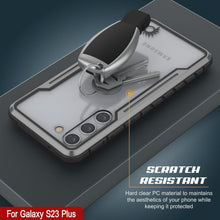 Charger l'image dans la galerie, Étui de protection militaire Punkcase S23+ Plus Armor Stealth, avec une couverture multicouche [Gris-Noir]
