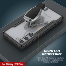 Charger l'image dans la galerie, Punkcase S23+ Plus Étui de protection Stealth Armor Coque militaire de qualité supérieure à multi-couches [Noir]
