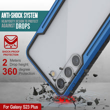 Charger l'image dans la galerie, Punkcase S23+ Plus Coque d'armure furtive de protection Coque militaire multicouche [Bleu marine]
