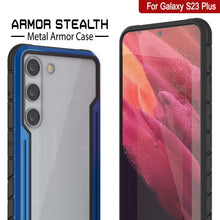 Charger l'image dans la galerie, Punkcase S23+ Plus Coque d'armure furtive de protection Coque militaire multicouche [Bleu marine]
