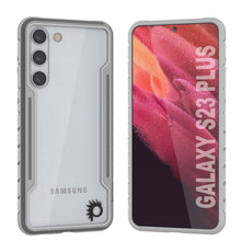 Load image into Gallery viewer, Coque de protection Punkcase S23+ Plus Armor Stealth, militaire de qualité supérieure, à plusieurs couches [gris]
