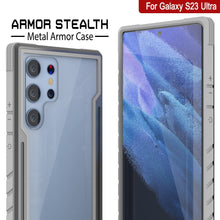 Load image into Gallery viewer, Coque de protection robuste de qualité militaire Punkcase S23 Ultra Armor Stealth [Gris]
