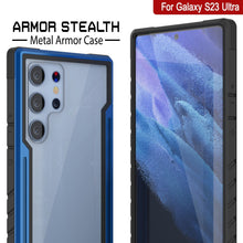 Load image into Gallery viewer, Étui Punkcase S23 Ultra Armor Stealth Coque de Protection Multicouche de Qualité Militaire [Bleu Marine]
