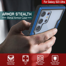 Load image into Gallery viewer, Étui Punkcase S23 Ultra Armor Stealth Coque de Protection Multicouche de Qualité Militaire [Bleu Marine]
