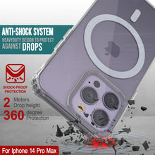 Load image into Gallery viewer, Coque de chargement sans fil magnétique Punkcase pour iPhone 14 Pro Max [Série ClearMag]
