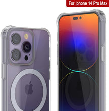 Load image into Gallery viewer, Coque de chargement sans fil magnétique Punkcase pour iPhone 14 Pro Max [Série ClearMag]
