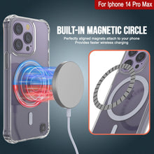 Load image into Gallery viewer, Coque de chargement sans fil magnétique Punkcase pour iPhone 14 Pro Max [Série ClearMag]
