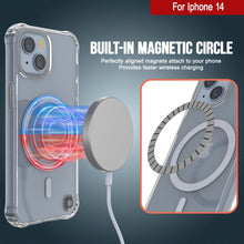 Load image into Gallery viewer, Punkcase Coque de Chargement sans Fil Magnétique iPhone 14 [Série ClearMag]
