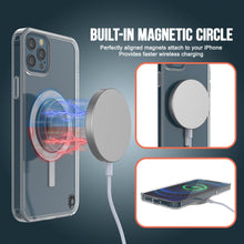 Load image into Gallery viewer, Coque de chargement sans fil magnétique Punkcase iPhone 12 Pro Max [Série ClearMag]
