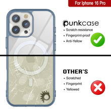 Load image into Gallery viewer, Étui de chargement magnétique sans fil Punkcase pour iPhone 16 Pro [Série ClearMag] [Marine]
