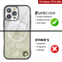 Load image into Gallery viewer, Étui de chargement magnétique sans fil Punkcase pour iPhone 16 Pro Max [Série ClearMag] [Noir]
