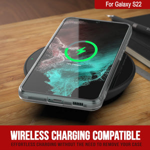 Coque Punkcase pour Galaxy S23 [Série Lucid 2.0] [Ajustement Fin] [Dos Transparent] avec protecteur d'écran PunkShield