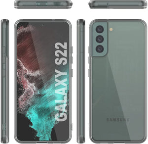 Coque Punkcase pour Galaxy S23 [Série Lucid 2.0] [Ajustement Fin] [Dos Transparent] avec protecteur d'écran PunkShield