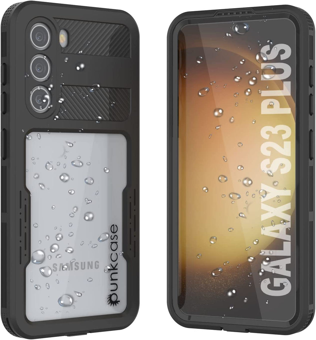 Étui étanche Galaxy S23+ Plus [Série Alpine 2.0] [Ajustement fin] [Certifié IP68] [Antichoc] [Noir]
