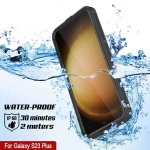 Étui étanche Galaxy S23+ Plus [Série Alpine 2.0] [Ajustement fin] [Certifié IP68] [Antichoc] [Noir]