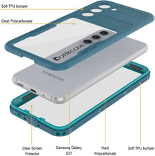 Charger l&#39;image dans la galerie, Coque étanche pour Galaxy S23 [Série Alpine 2.0] [Ajustement fin] [Certifié IP68] [Antichoc] [Bleu]
