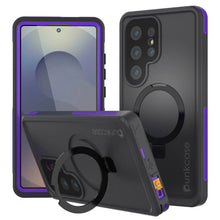 Charger l&#39;image dans la galerie, Galaxy S25 Ultra Imperproof Case [Kickstud 2.0 Series] Cover IP68 Protection avec protecteur d&#39;écran et Kickstand [Purple]

