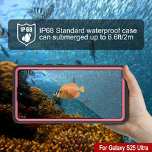 Charger l&#39;image dans la galerie, Galaxy S25 Ultra Imperproof Case [Kickstud 2.0 Series] Cover IP68 Protection avec protecteur d&#39;écran et kickstand [Pink]
