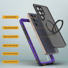 Charger l&#39;image dans la galerie, Galaxy S25 Ultra Imperproof Case [Kickstud 2.0 Series] Cover IP68 Protection avec protecteur d&#39;écran et Kickstand [Purple]
