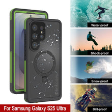Charger l&#39;image dans la galerie, Galaxy S25 Ultra Imperproof Case [Kickstud 2.0 Series] Cover IP68 Protection avec protecteur d&#39;écran et kickstand [Green]
