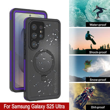 Charger l&#39;image dans la galerie, Galaxy S25 Ultra Imperproof Case [Kickstud 2.0 Series] Cover IP68 Protection avec protecteur d&#39;écran et Kickstand [Purple]
