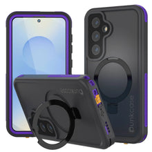 Charger l&#39;image dans la galerie, Galaxy S25 Empterproof Case [Kickstud 2.0 Series] Couverture de protection IP68 avec protecteur d&#39;écran et kickstand [Purple]

