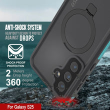 Charger l&#39;image dans la galerie, Galaxy S25 Baserproof Case [Kickstud 2.0 Series] Cover IP68 protecteur avec protecteur d&#39;écran et kickstand [Teal]
