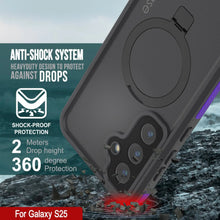 Charger l&#39;image dans la galerie, Galaxy S25 Empterproof Case [Kickstud 2.0 Series] Couverture de protection IP68 avec protecteur d&#39;écran et kickstand [Purple]
