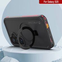 Charger l&#39;image dans la galerie, Galaxy S25 Affaire imperméable [Kickstud 2.0 Series] Couverture de protection IP68 avec protecteur d&#39;écran et kickstand [Pink]
