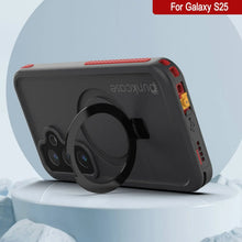Charger l&#39;image dans la galerie, Galaxy S25 Basofroof Base [Kickstud 2.0 Series] Couverture de protection IP68 avec protecteur d&#39;écran et kickstand [rouge]
