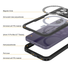 Charger l&#39;image dans la galerie, Coque étanche pour iPhone 14 Pro Max [Série Alpine 2.0] [Ajustement fin] [Certifiée IP68] [Antichoc] [Noir]
