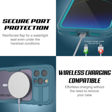 Charger l&#39;image dans la galerie, Étui étanche pour iPhone 14 Pro Max [Série Alpine 2.0] [Ajustement parfait] [Certifié IP68] [Antichoc] [Bleu]
