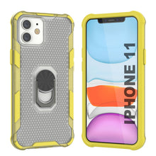Charger l&#39;image dans la galerie, Coque pour iPhone 11 de PunkCase [Série Magnetix 2.0] Coque transparente en TPU de protection avec béquille [Jaune]
