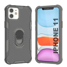 Charger l&#39;image dans la galerie, Coque PunkCase pour iPhone 11 [Série Magnetix 2.0] Housse TPU transparente de protection avec support intégré [Gris]
