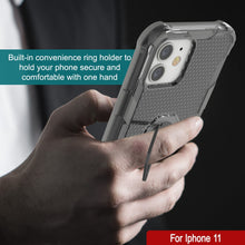 Charger l&#39;image dans la galerie, Coque PunkCase pour iPhone 11 [Série Magnetix 2.0] Housse TPU transparente de protection avec support intégré [Gris]
