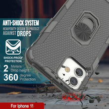Charger l&#39;image dans la galerie, Coque PunkCase pour iPhone 11 [Série Magnetix 2.0] Housse TPU transparente de protection avec support intégré [Gris]
